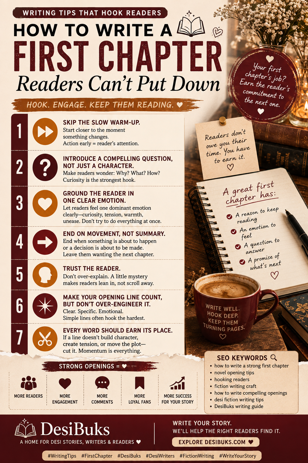 How to Write a First Chapter Readers Can't Put Down